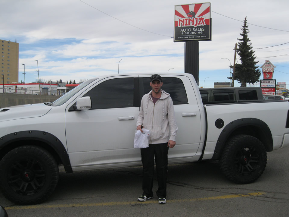 Colin with his new 2011 Dodge Ram 1500