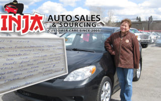 Mary is Very Happy with her New Toyota Matrix!